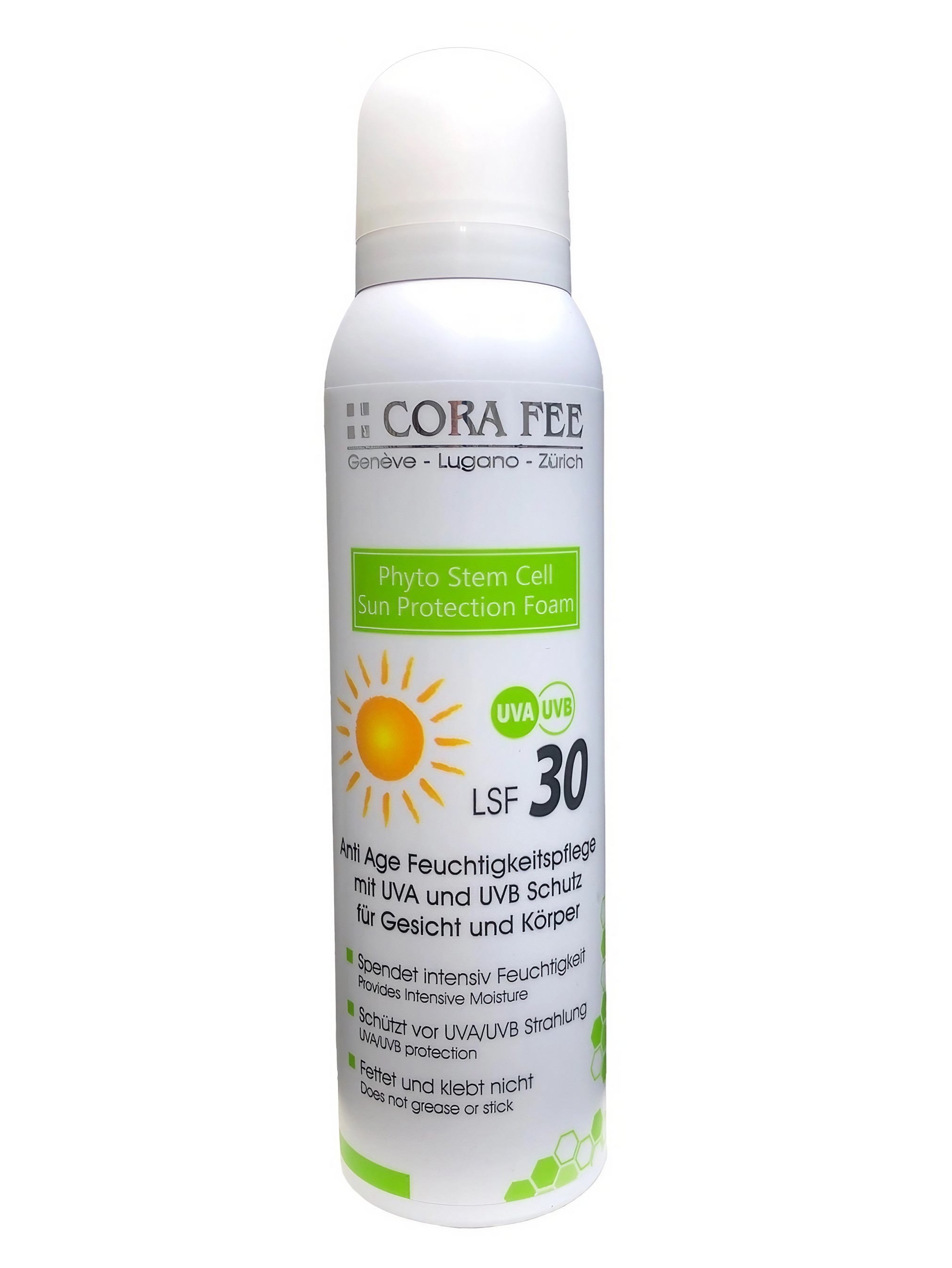 Cora Fee Phyto Stem Cell Sun Protection Foam LSF 30 | 150 ml