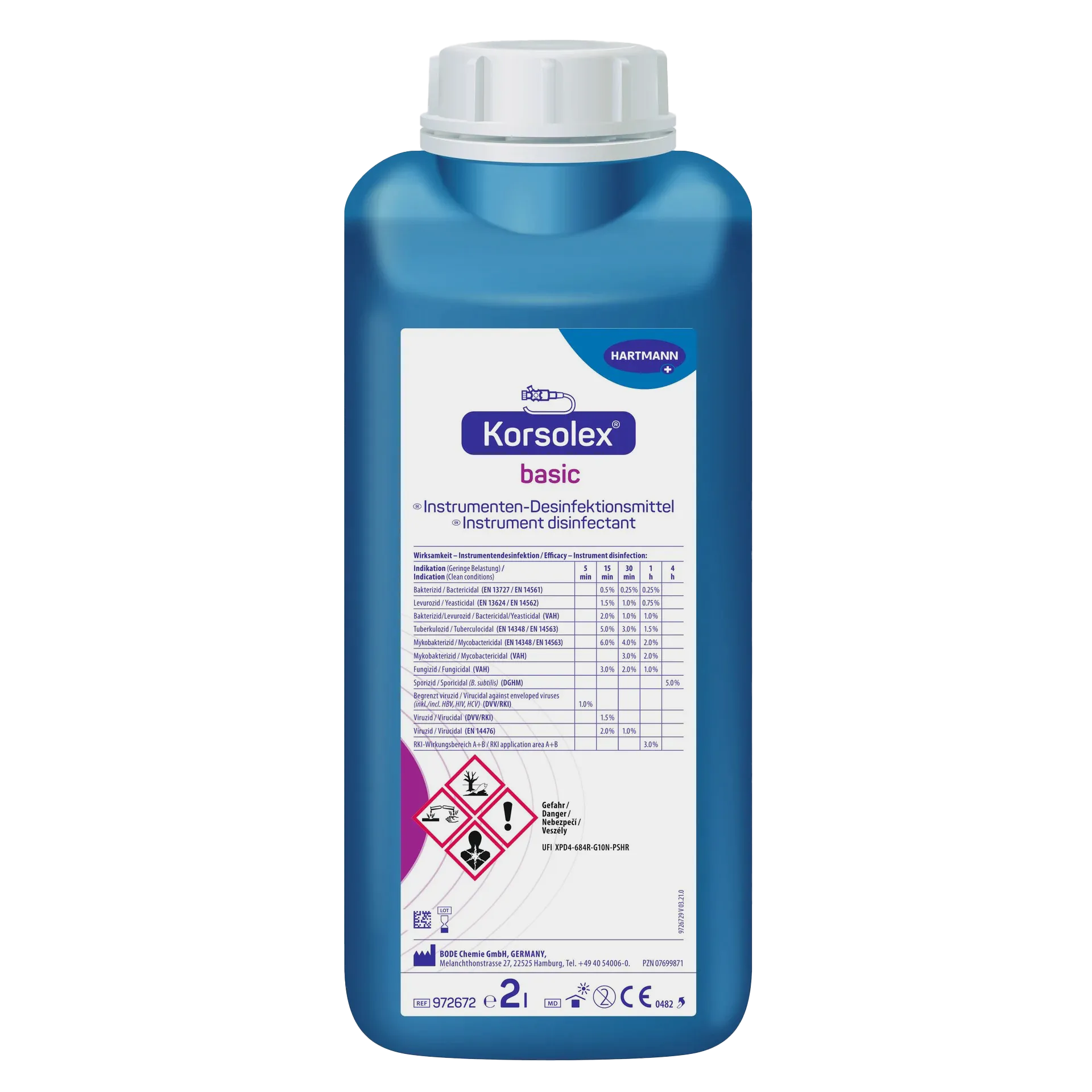 Bode Korsolex basic Instrumentendesinfektion | 2000 ml
