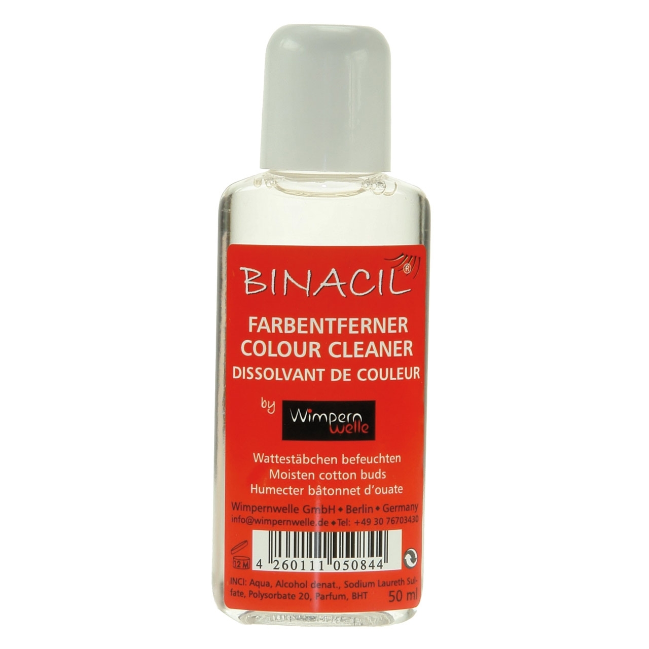 Wimpernwelle BINACIL Farbentferner 50 ml Wimpernwelle BINACIL Farbentferner 50 ml