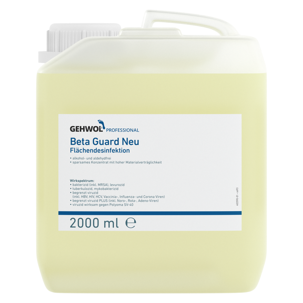 GEHWOL PROFESSIONAL Flächendesinfektionskonzentrat Beta Guard Neu 2 Liter