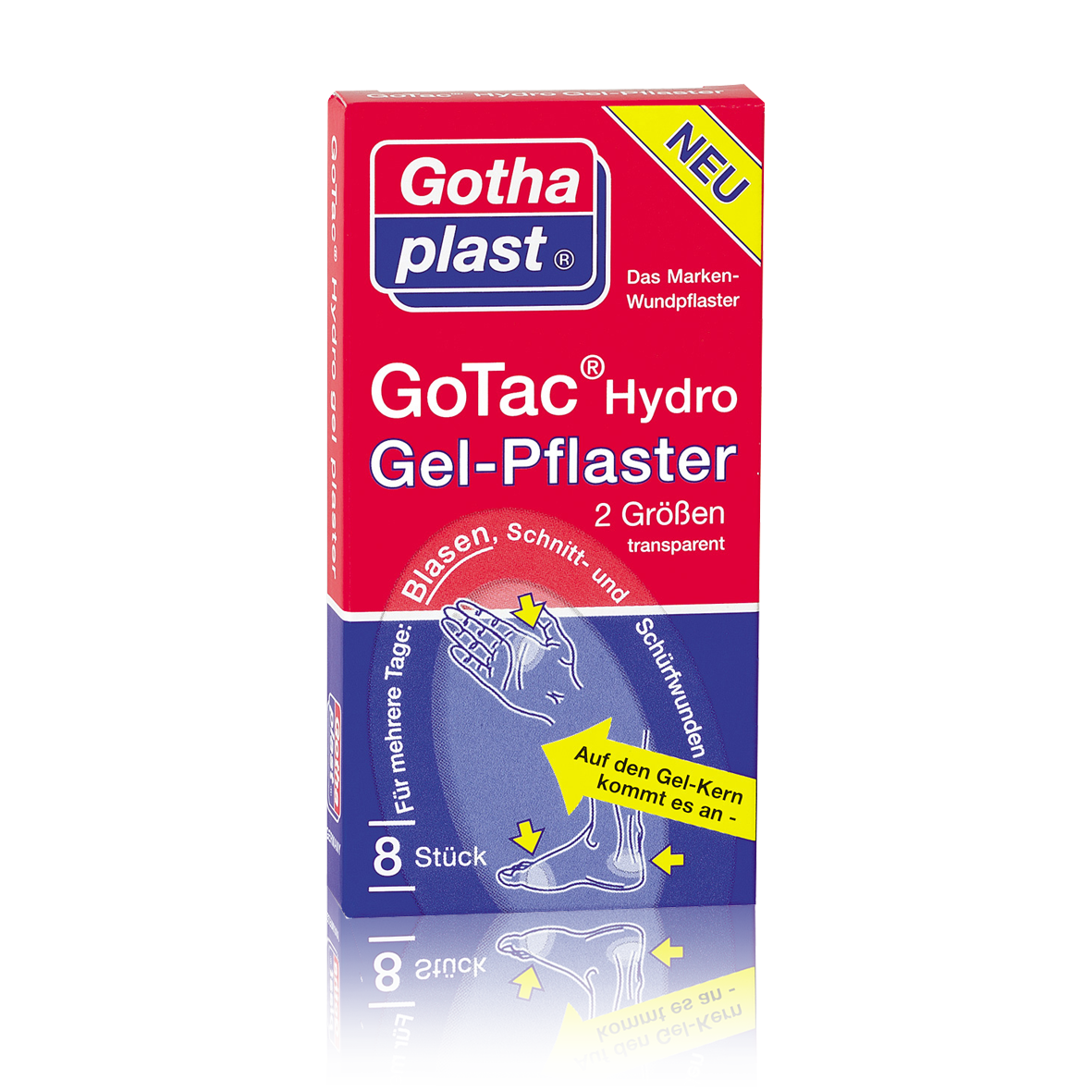 GoTac HydroGel-Blasenpflaster GoTac HydroGel-Blasenpflaster