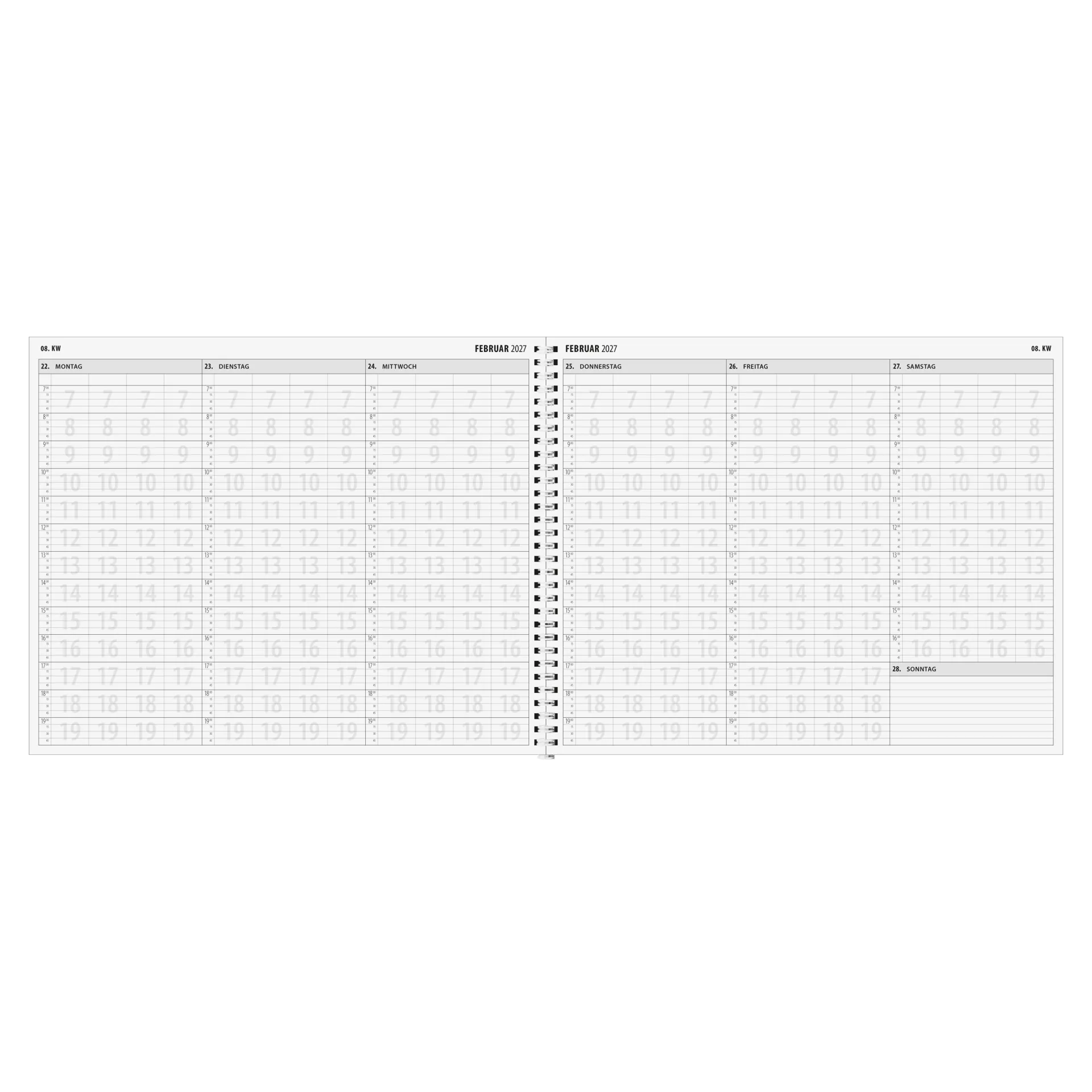 BAEHR Luxus-/Praxisplaner 2027 Format 36 x 29,7 cm, 112 Seiten