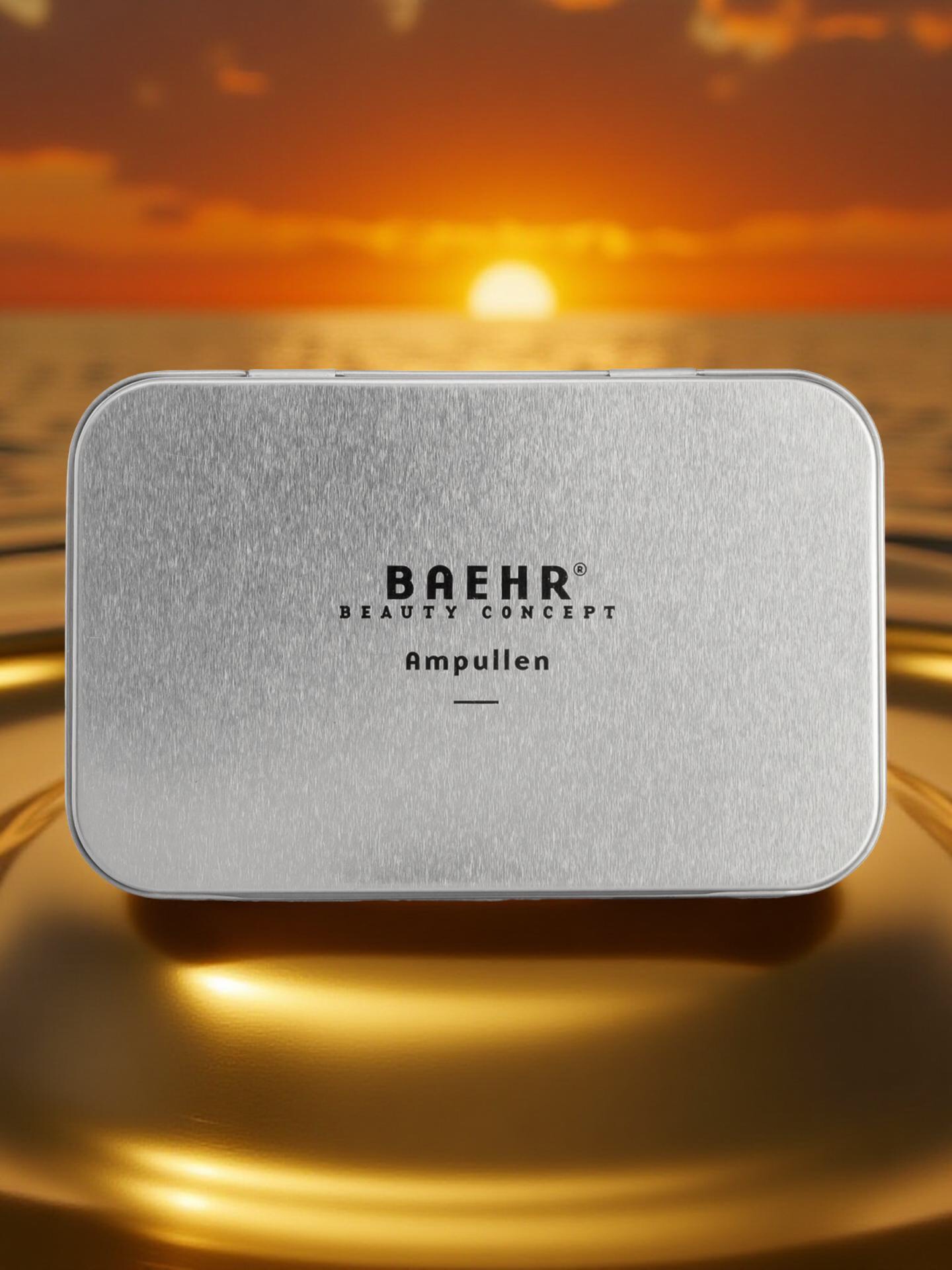 BAEHR BEAUTY CONCEPT Metallbox für 7 Ampullen mit Inlay, leer