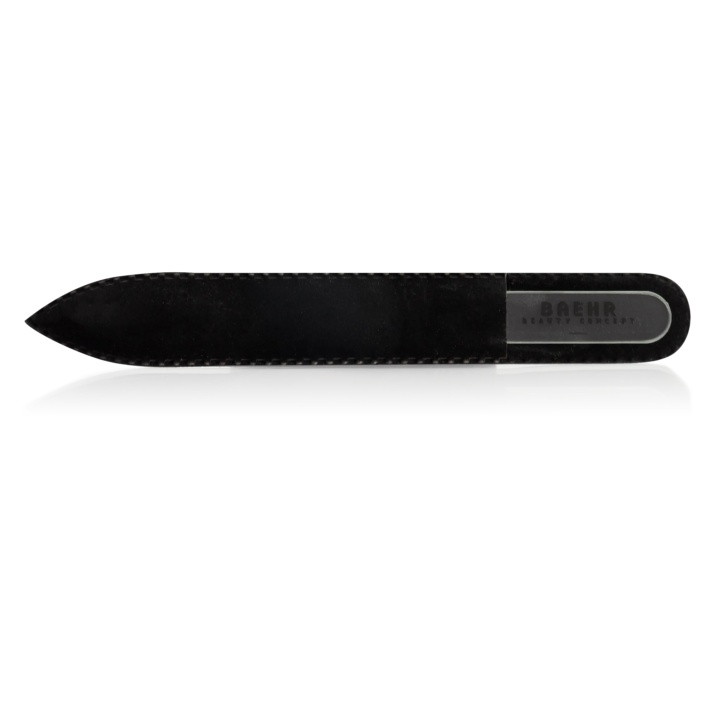 BAEHR BEAUTY CONCEPT Glasnagelfeile mit Logo im Samt-Etui, 1 Pack (5 Stk.)