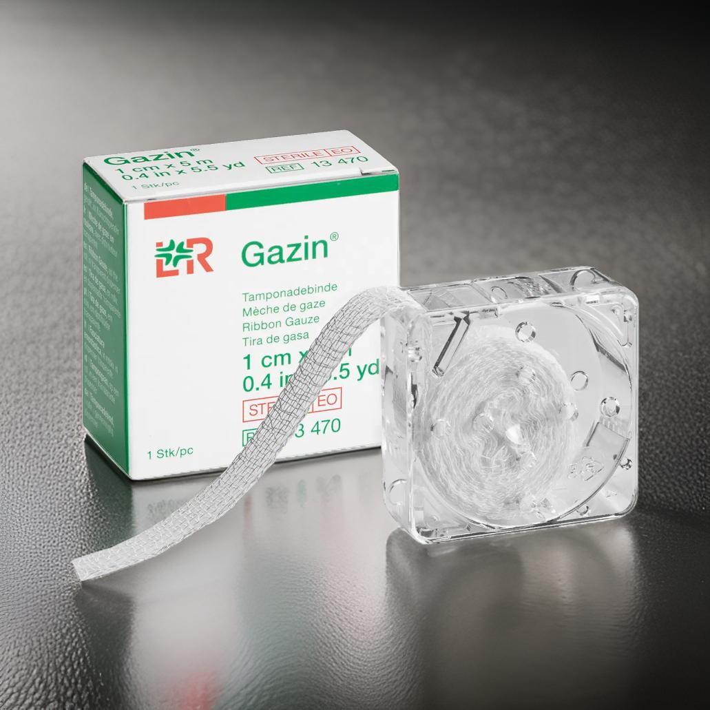 Gazin Tamponadebinde steril 5 m x 1 cm, 1 Dose Gazin Tamponadebinde steril 5 m x 1 cm, 1 Dose