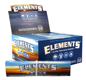 Elements Papers | Connoisseur King Size Slim, 24 x 33 Papers BOX Elements Papers | Connoisseur King Size Slim, 24 x 33 Papers BOX