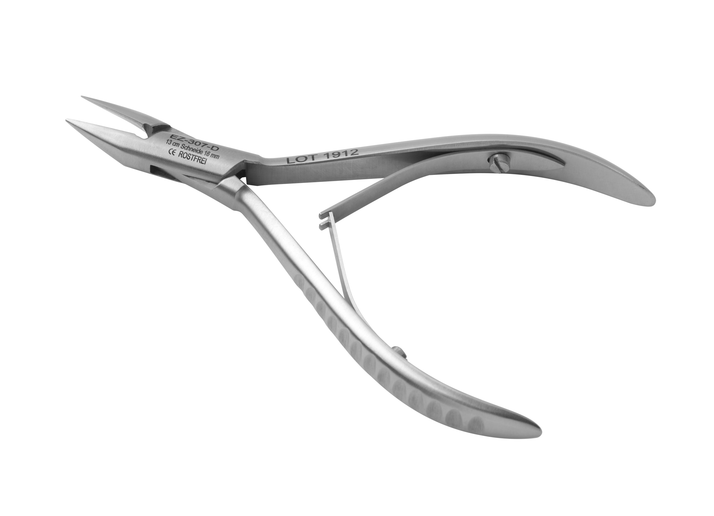 Tadelia® Professional Eckenzange für diabetische Fußpflege | EZ-307-D | Länge 13 cm Schneide 16 mm  Tadelia® Professional Eckenzange für diabetische Fußpflege | EZ-307-D | Länge 13 cm Schneide 16 mm