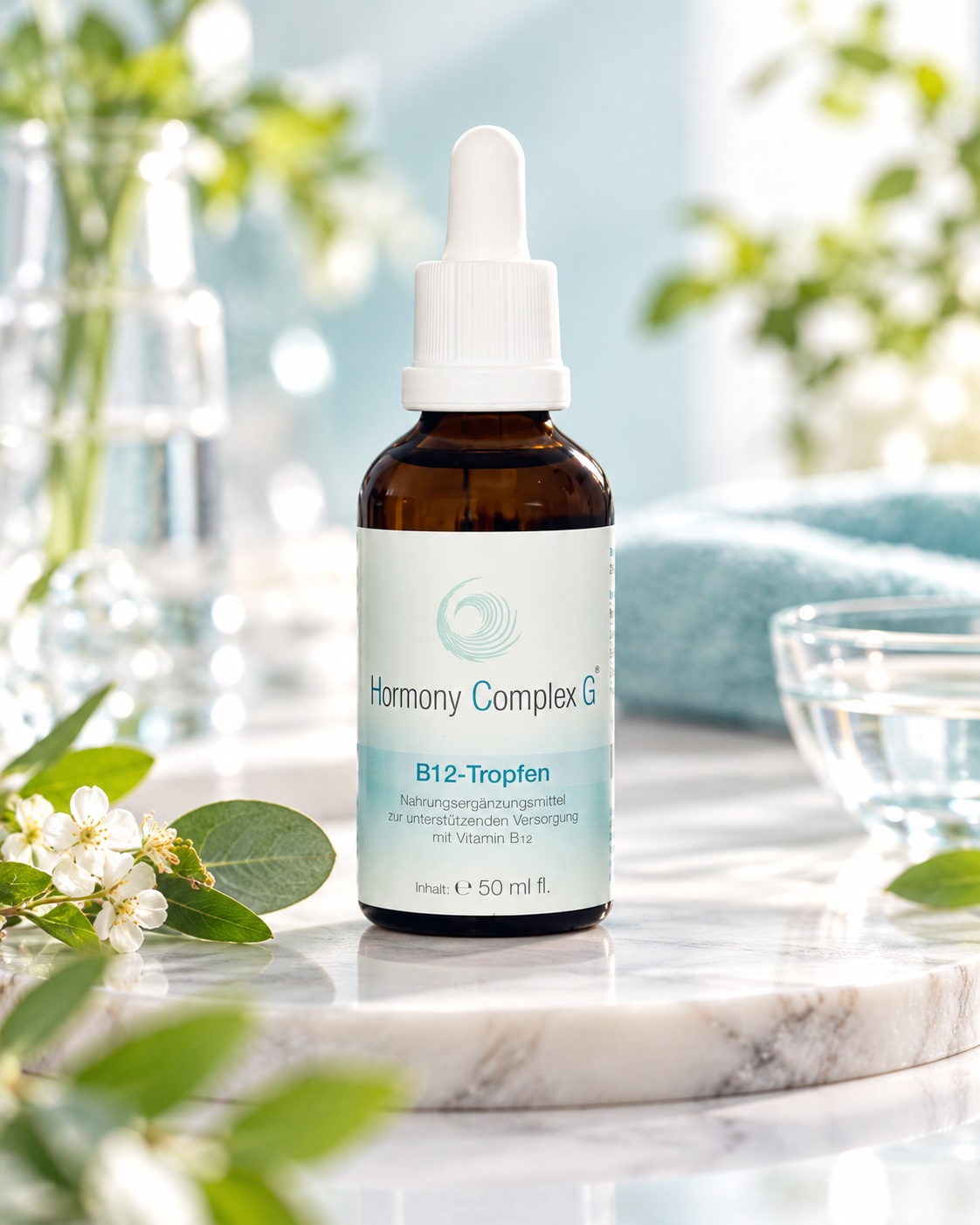 Hormony Complex G B12 Tropfen 50 ml mit Tadelia® Stoffwechseldiätplan