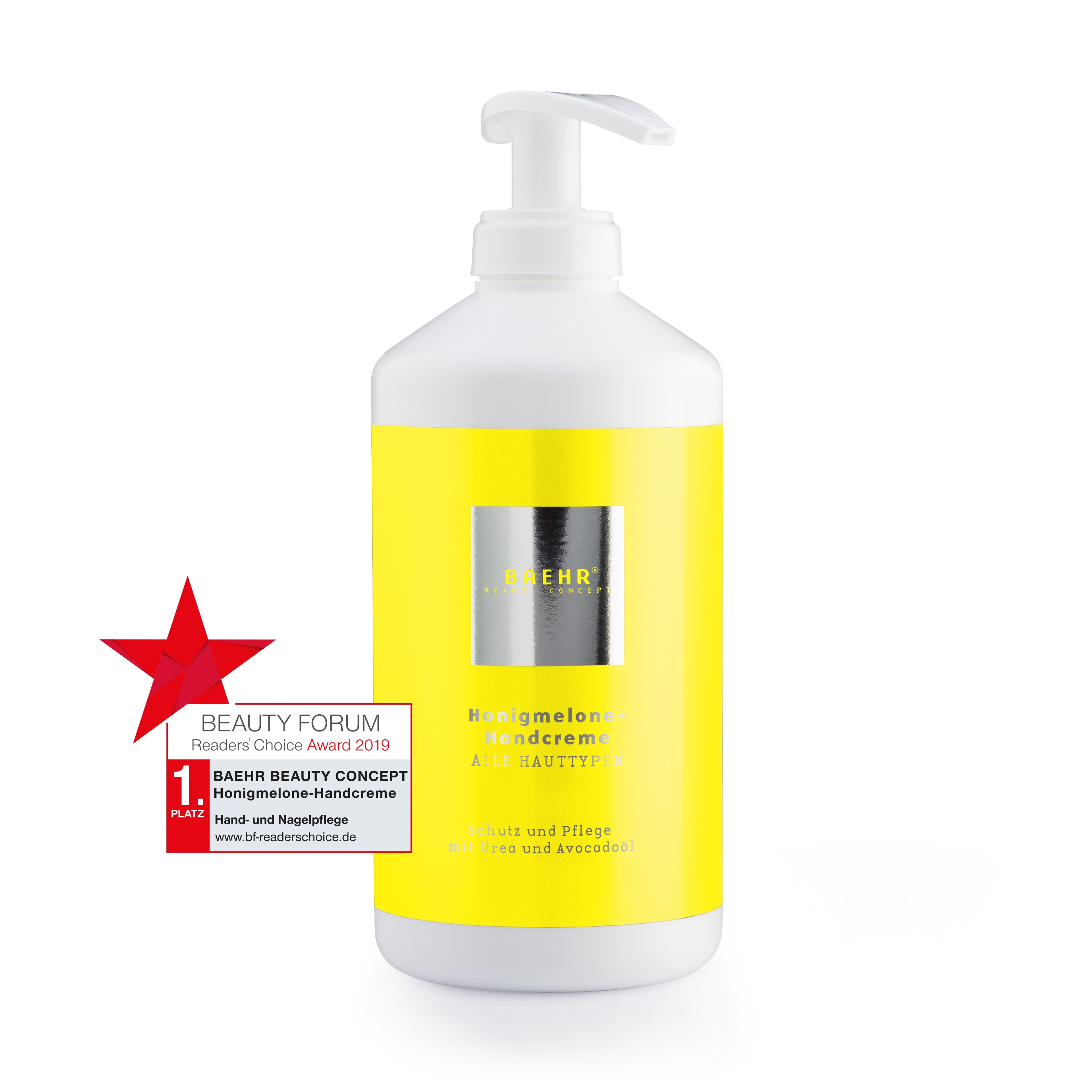 BAEHR BEAUTY CONCEPT Honigmelone-Handcreme Praxisdose 500 ml BAEHR BEAUTY CONCEPT Honigmelone-Handcreme Praxisdose 500 ml