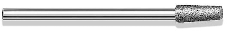 Busch Haut- und Nagelschleifer, kegelförmig flach, Diamant, mittel, Ø 3,3 mm, 1 Stück Busch Haut- und Nagelschleifer, kegelförmig flach, Diamant, mittel, Ø 3,3 mm, 1 Stück
