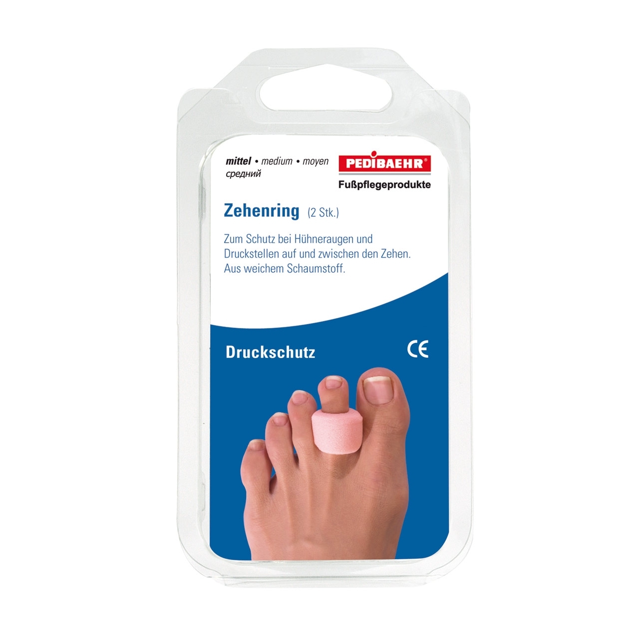 Pedibaehr Zehenringe mittel 2 Stück Pedibaehr Zehenringe mittel 2 Stück