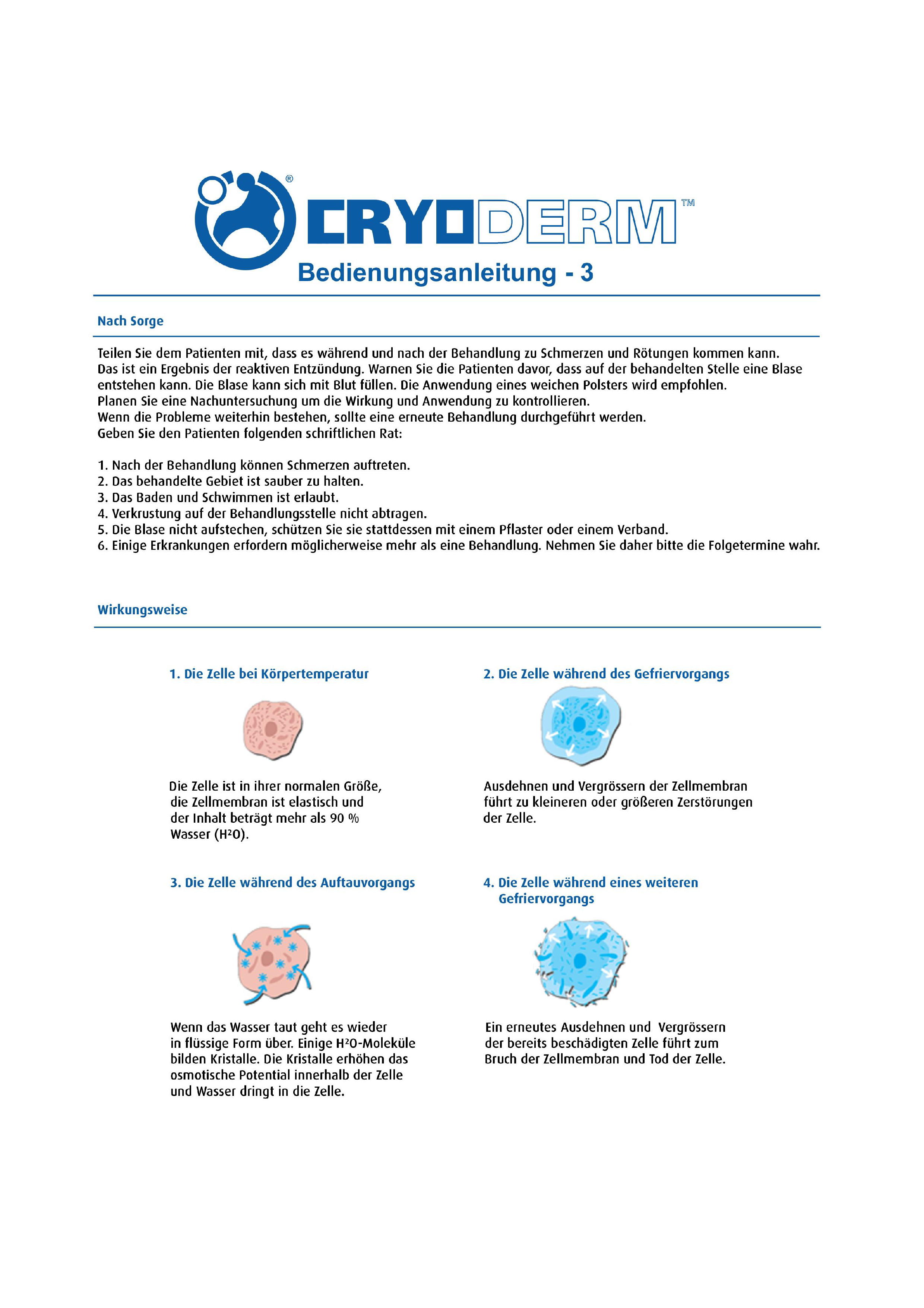 Cryoderm Vereisungssystem
