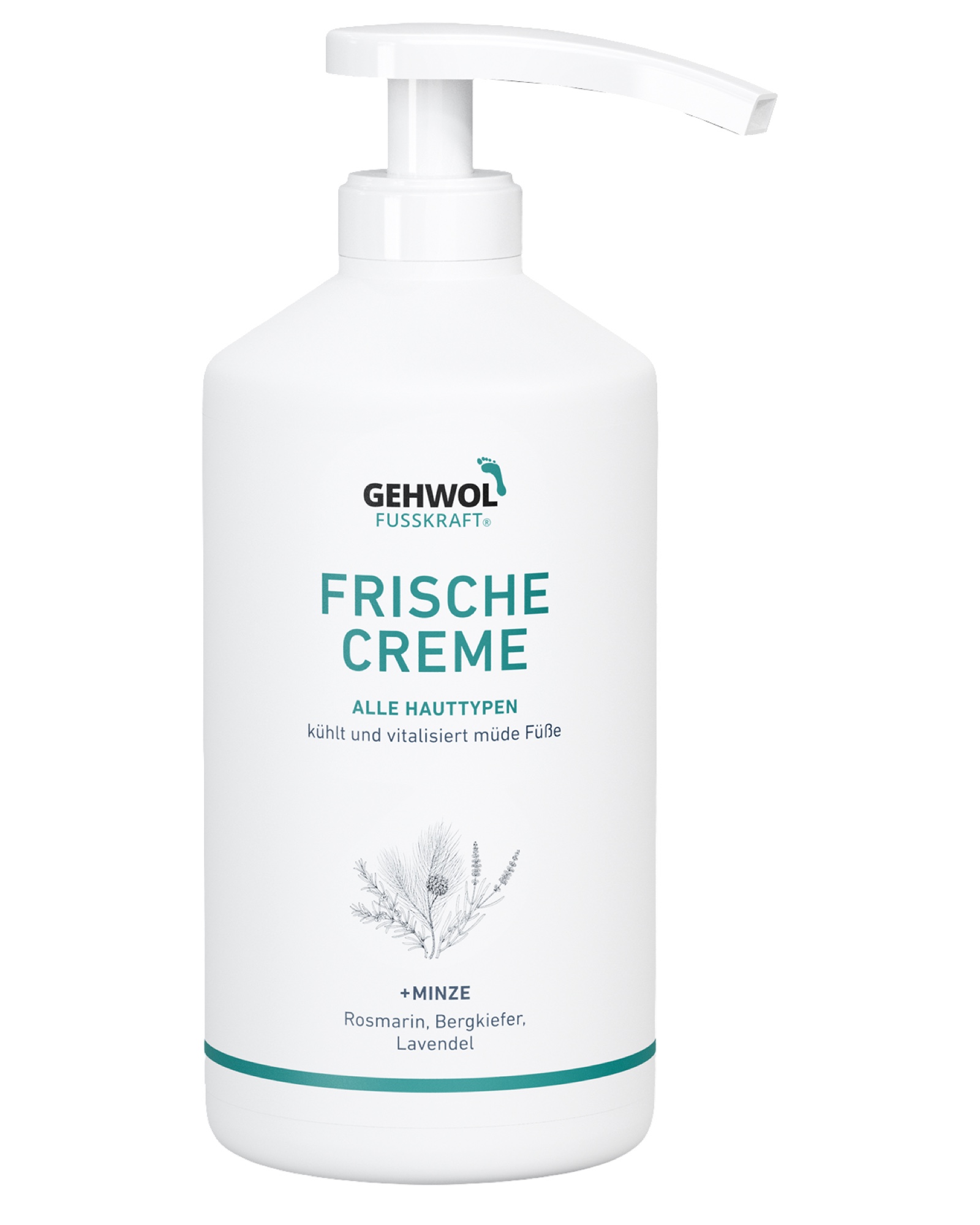 GEHWOL FUSSKRAFT Frische Creme 500 ml