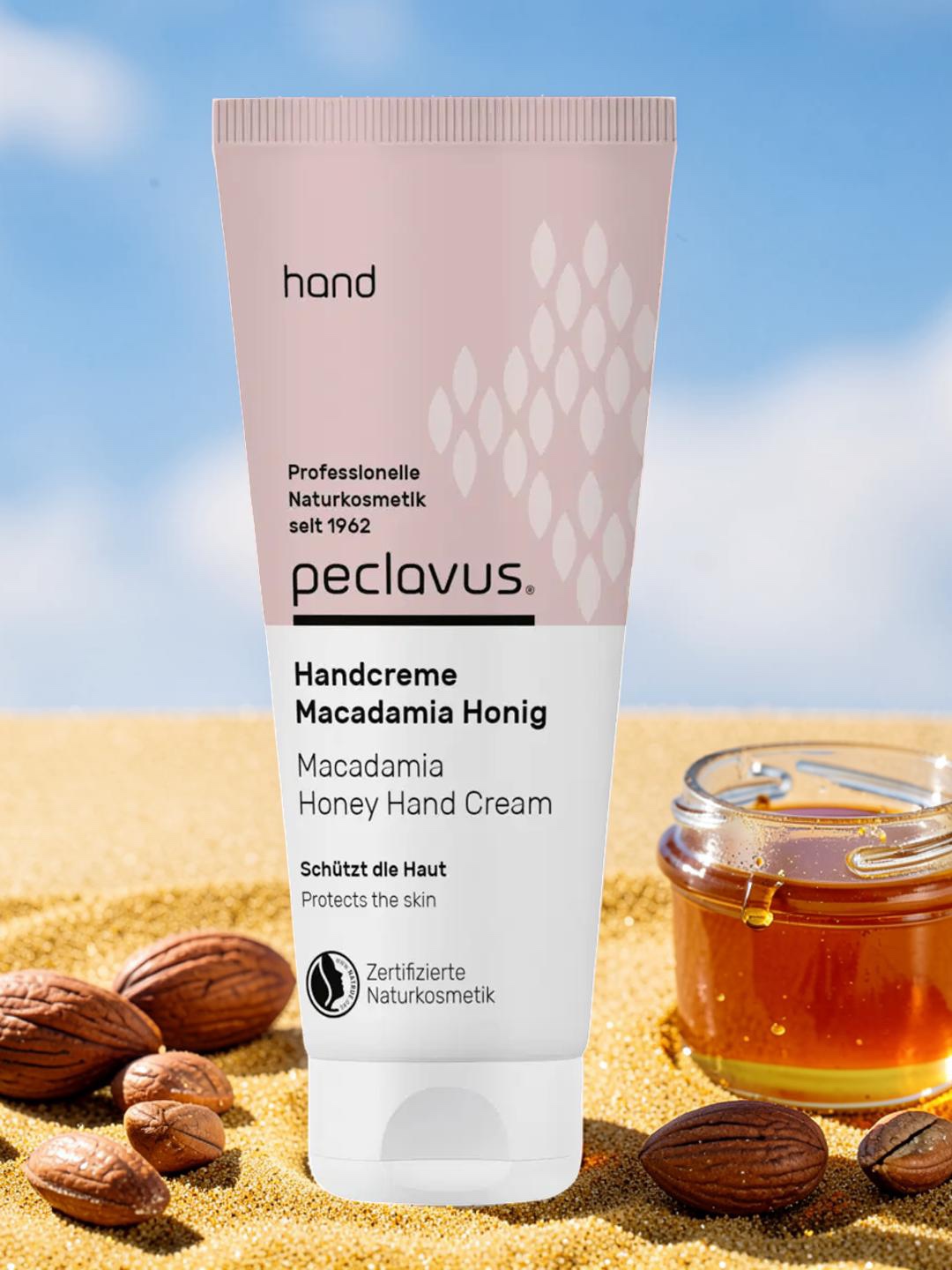 PECLAVUS Handcreme Macadamia Honig 100 ml | Schützen