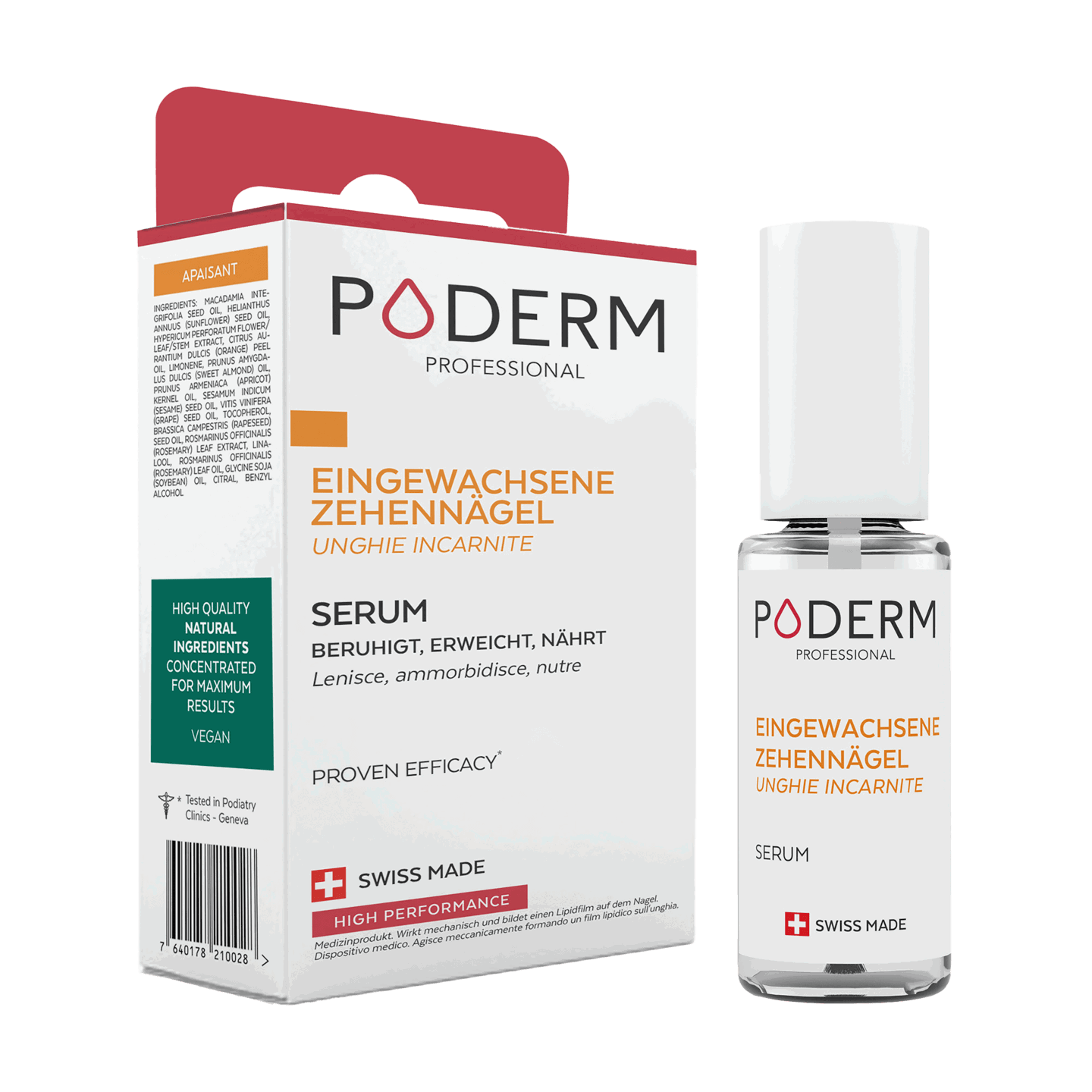 PODERM Serum für eingewachsene Zehennägel, 30 ml
