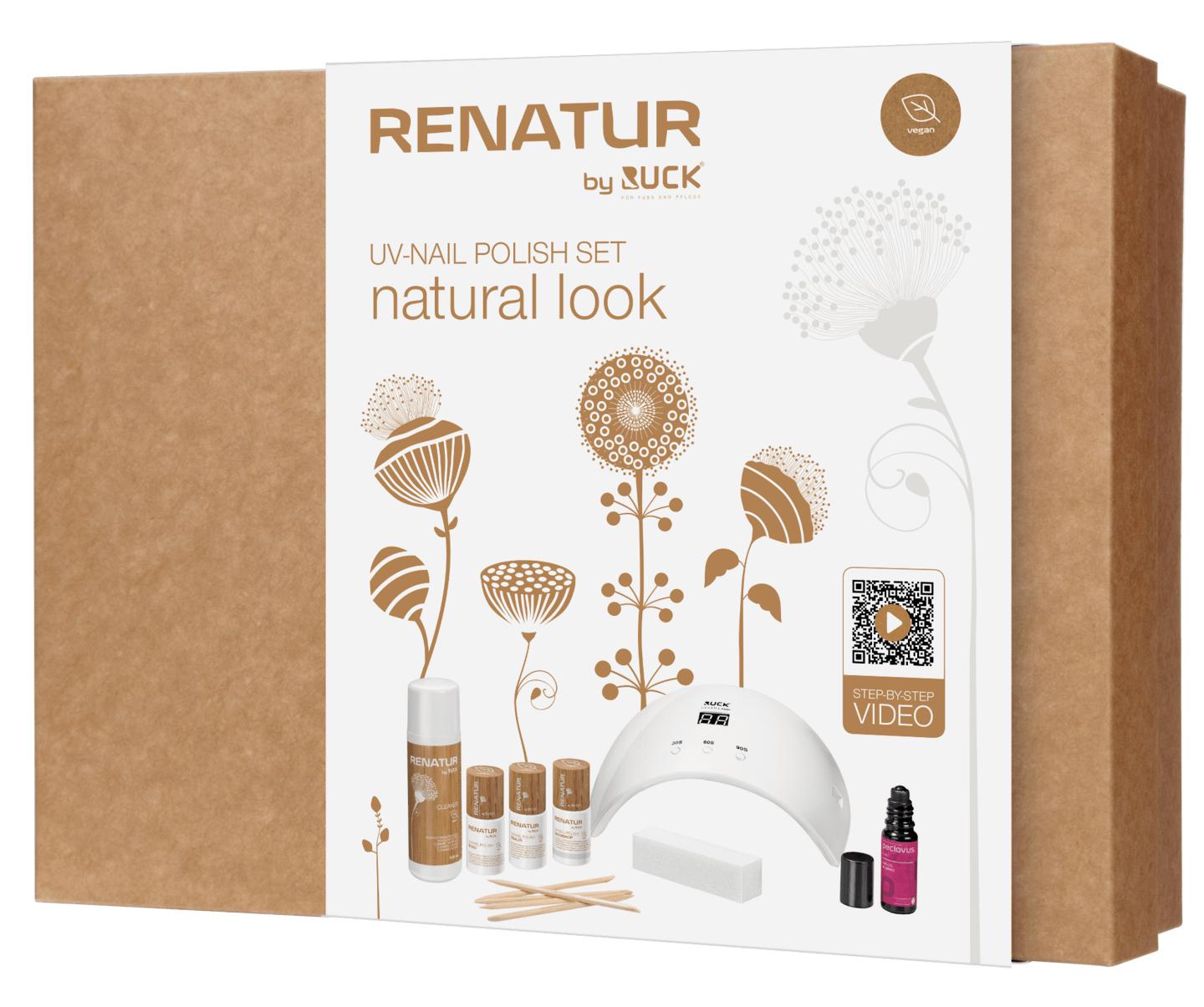 RENATUR by RUCK UV-Nail Polish Set "natural look"