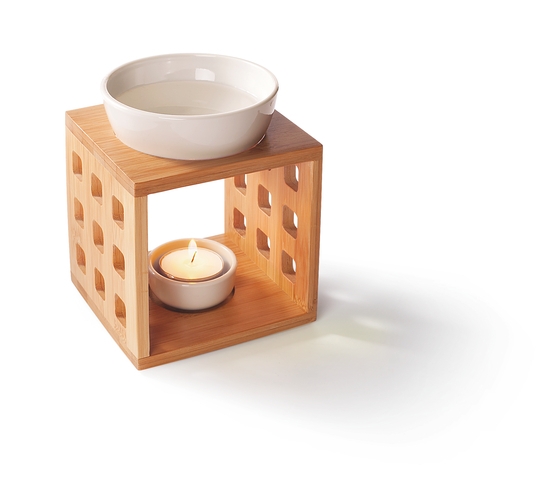 Duftlampe mit Holzständer Duftlampe mit Holzständer