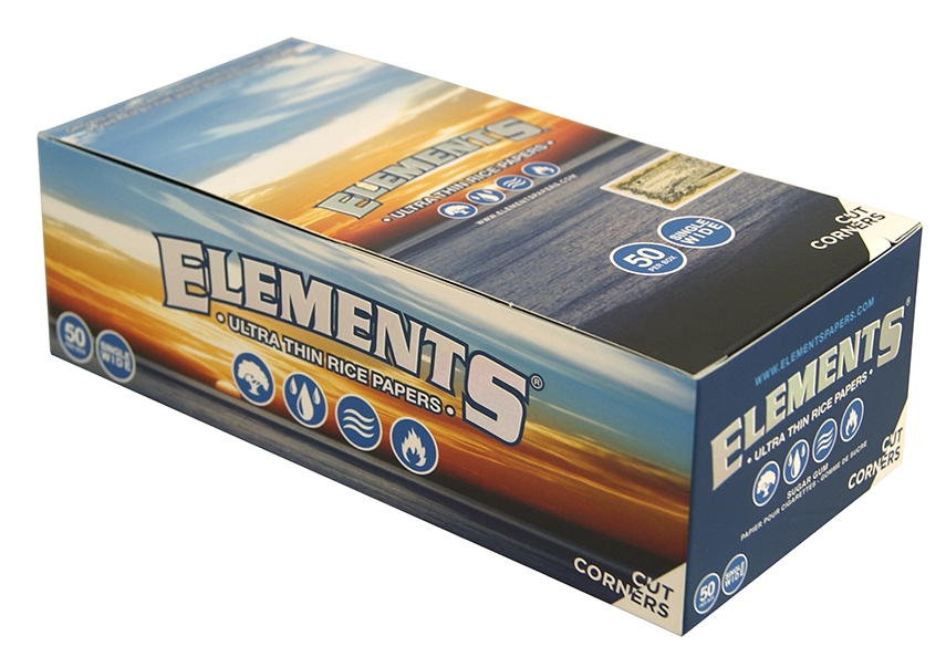 Elements Papers | Single Wide Single Window CutCorners, 50 x 50 Papers BOX Elements Papers | Single Wide Single Window CutCorners, 50 x 50 Papers BOX