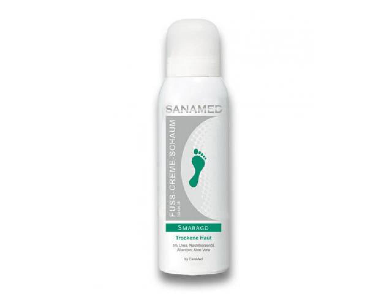 Sanamed Fuß-Creme-Schaum "Smaragd" 150 ml Sanamed Fuß-Creme-Schaum "Smaragd" 150 ml