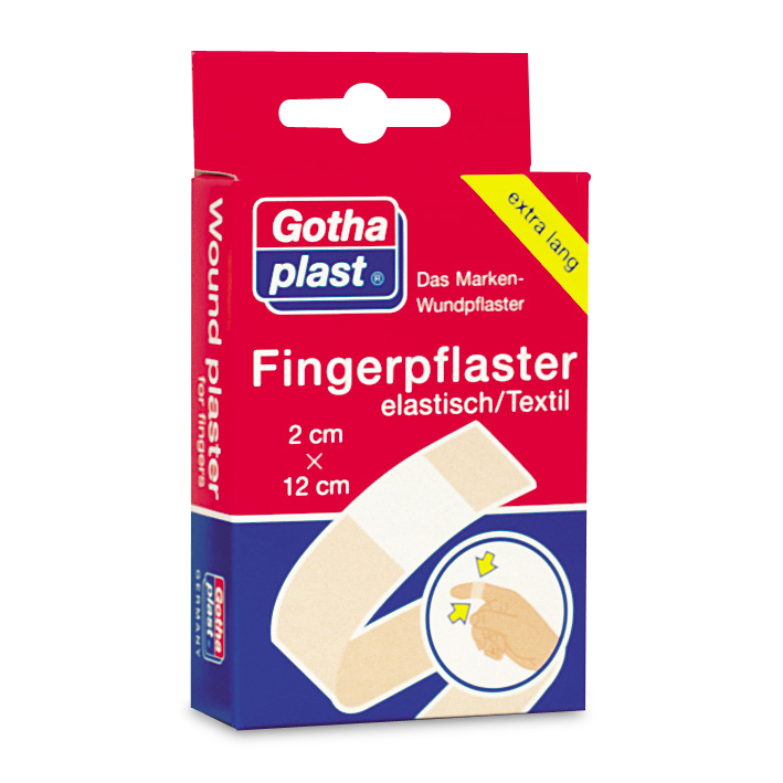 Gothaplast Fingerpflaster extra lang 10 Stück 2x12 cm Gothaplast Fingerpflaster extra lang 10 Stück 2x12 cm