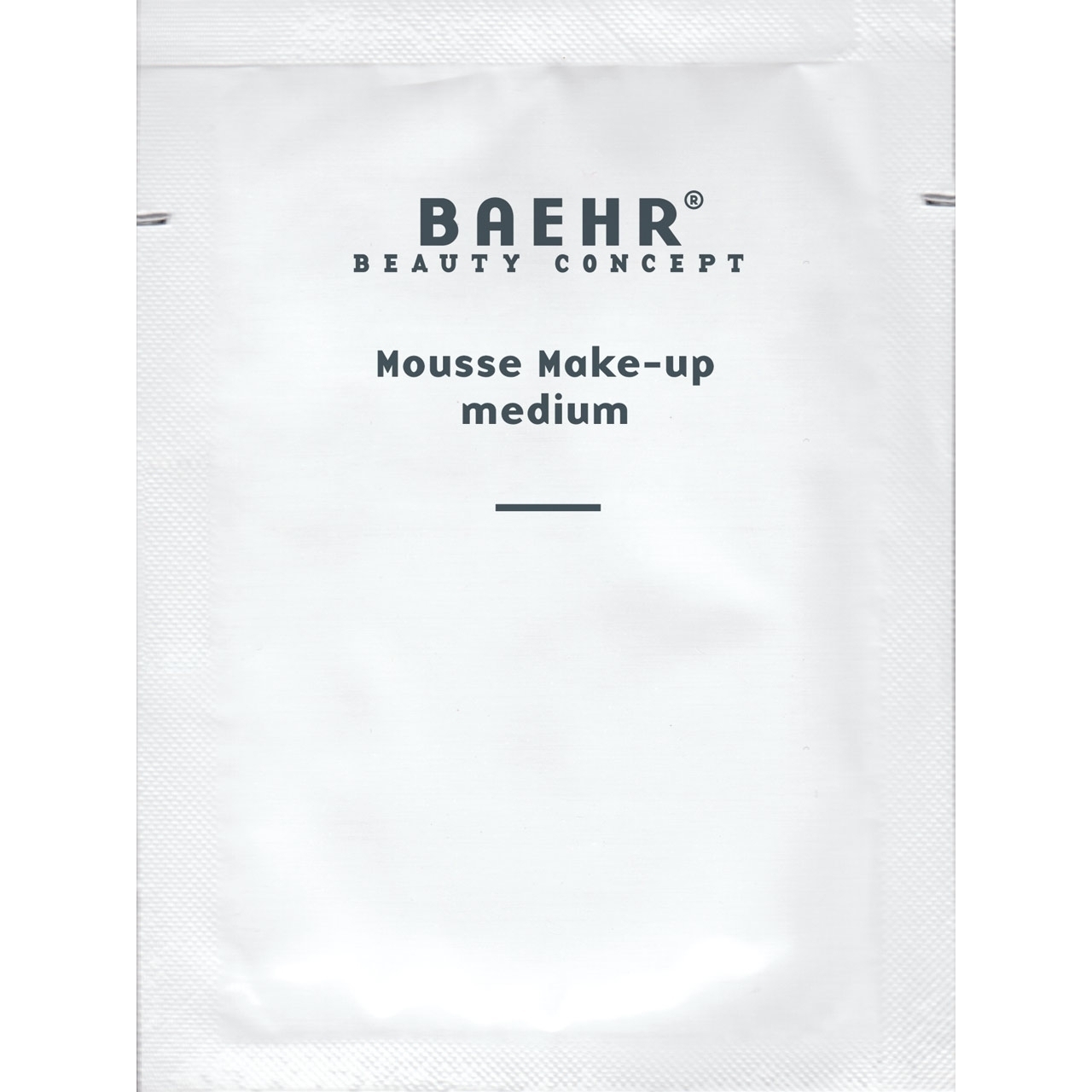 BAEHR BEAUTY CONCEPT - Mousse Make-up medium, Sachet 2 ml BAEHR BEAUTY CONCEPT - Mousse Make-up medium, Sachet 2 ml