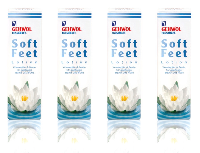 Vorteilspack GEHWOL FUSSKRAFT Soft Feet Lotion 4x125 ml (500 ml)