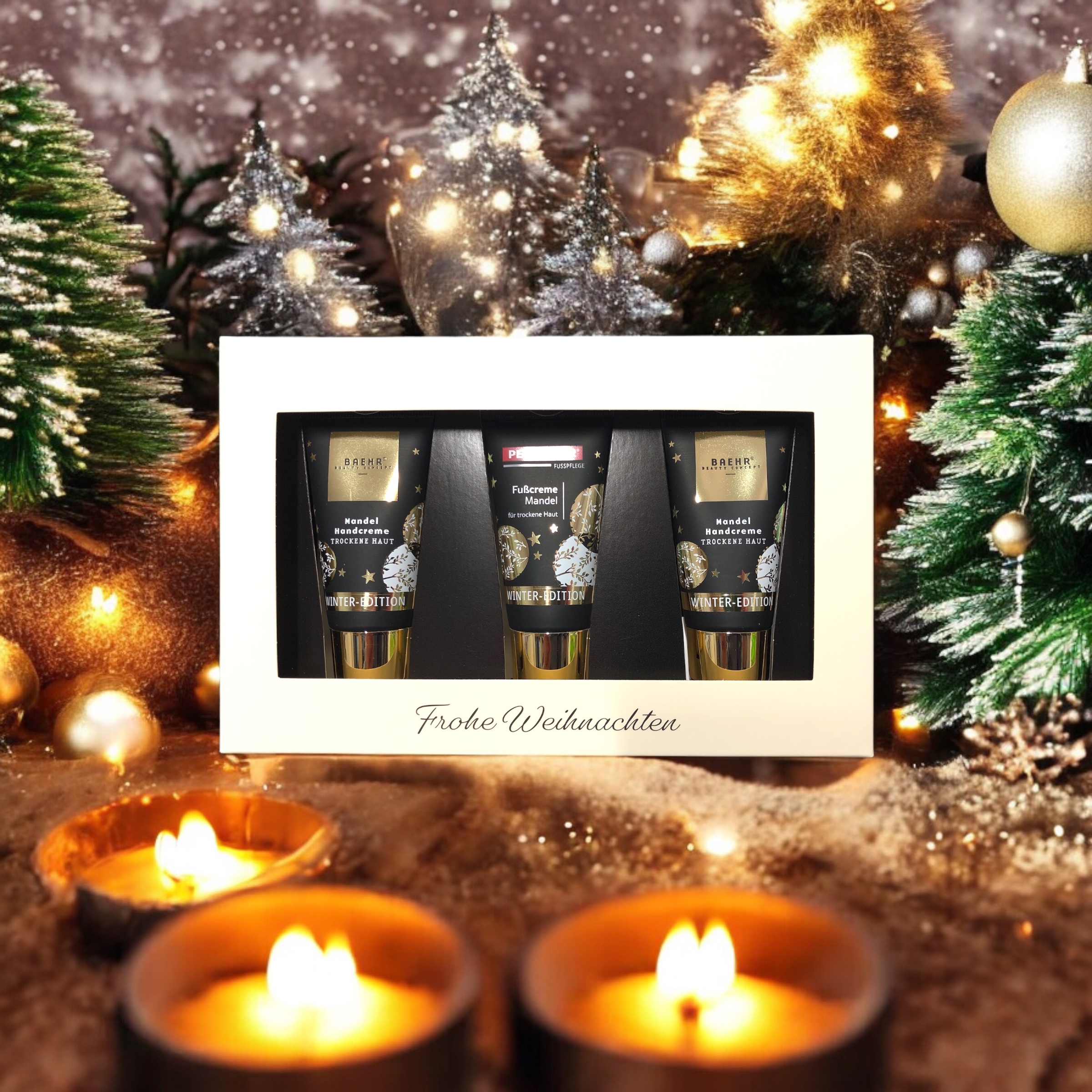 🎄BAEHR Geschenkset 2x Mandel Handcreme, 1x Mandel Fußcreme 90 ml 🎄BAEHR Geschenkset 2x Mandel Handcreme, 1x Mandel Fußcreme 90 ml