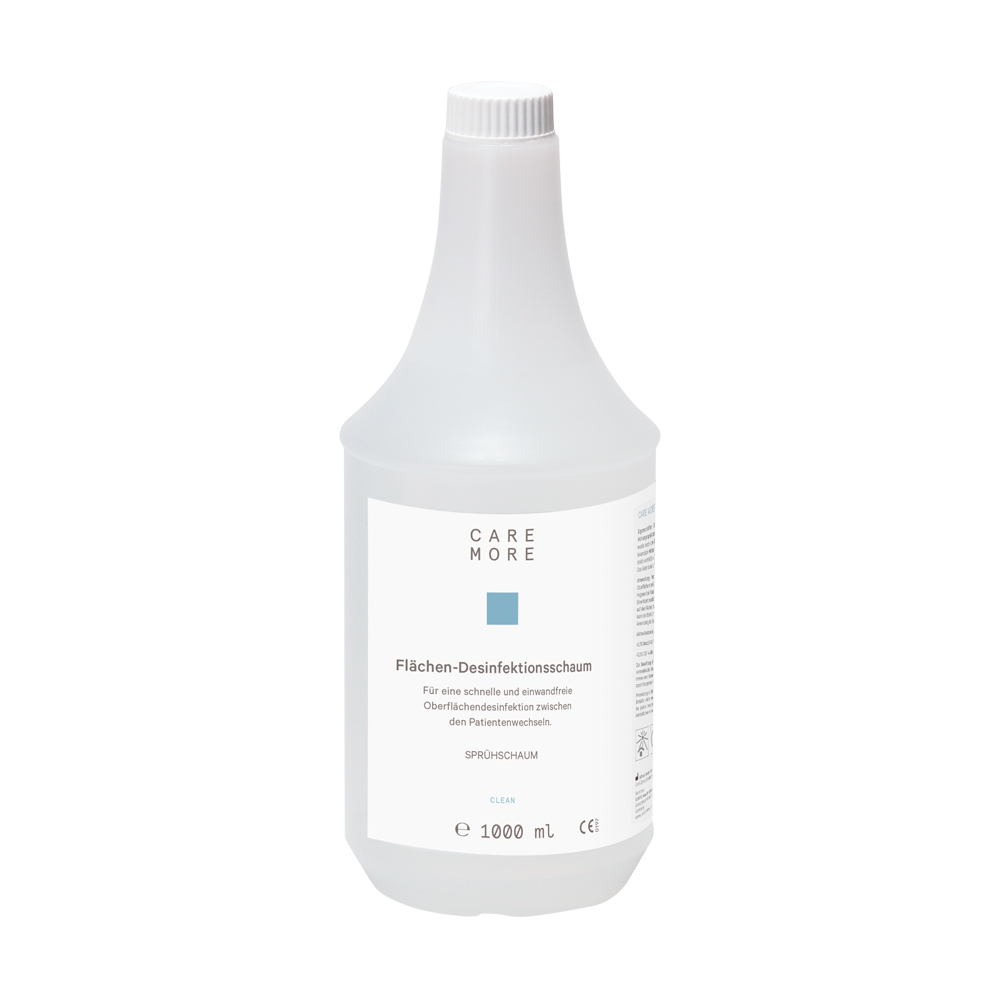 CARE MORE Flächen-Desinfektionsschaum 1000 ml  CARE MORE Flächen-Desinfektionsschaum 1000 ml