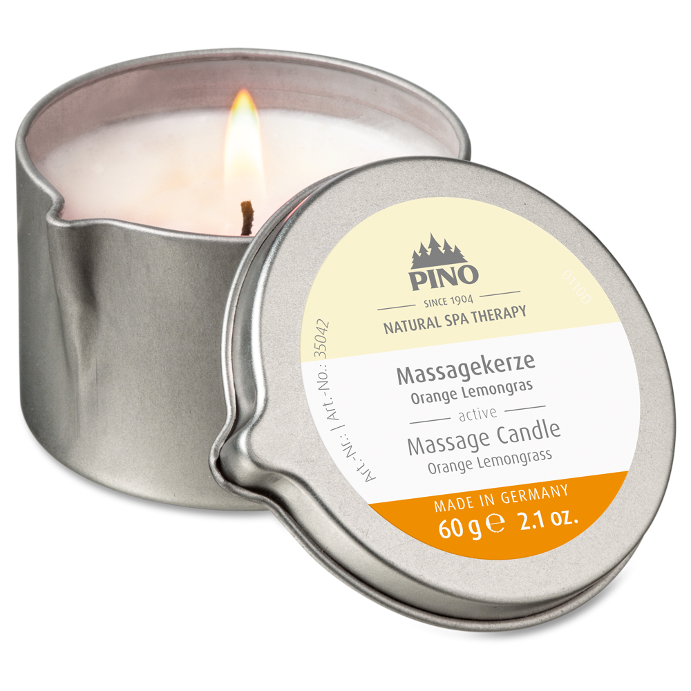 PINO Massagekerzen Orange Lemongras - active PINO Massagekerzen Orange Lemongras - active