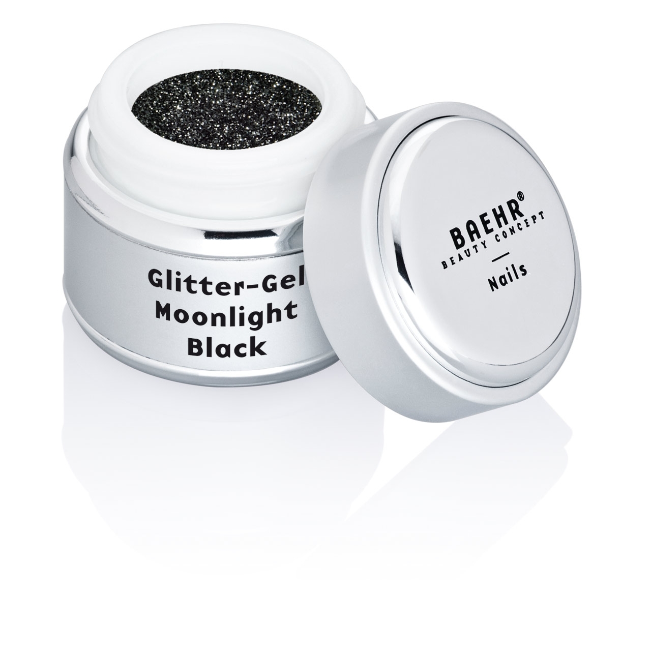 BAEHR BEAUTY CONCEPT - NAILS Colour-Gel Glitter Moon Light Black 5 ml BAEHR BEAUTY CONCEPT - NAILS Colour-Gel Glitter Moon Light Black 5 ml