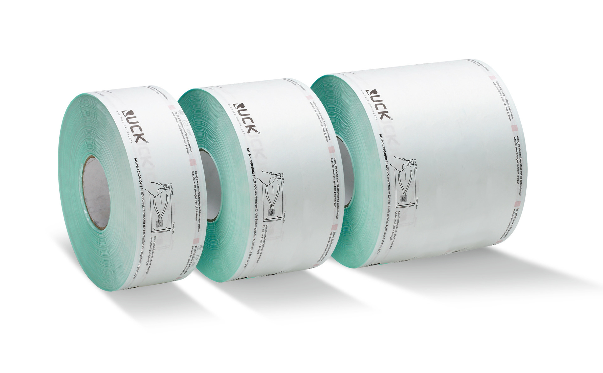 RUCK Klarsichtrollen für Autoklav, 7,5 cm x 200 m RUCK Klarsichtrollen für Autoklav, 7,5 cm x 200 m