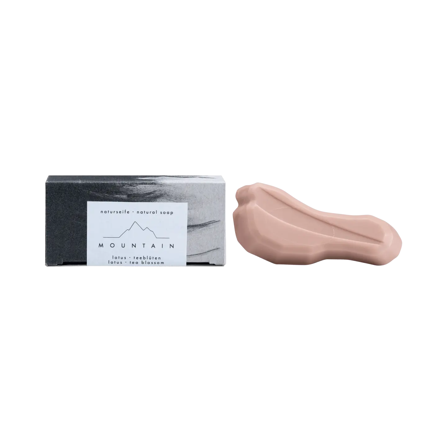 RUCK® Naturseife Fußform, 25 g Mountain - Lotus & Teeblüten  RUCK® Naturseife Fußform, 25 g Mountain - Lotus & Teeblüten