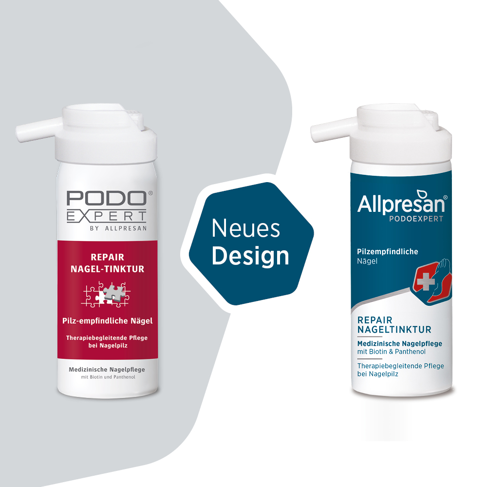 Allpresan PODOEXPERT Repair Nagel-Tinktur, therapiebegleitende Pflege bei Fußpilz, 50 ml