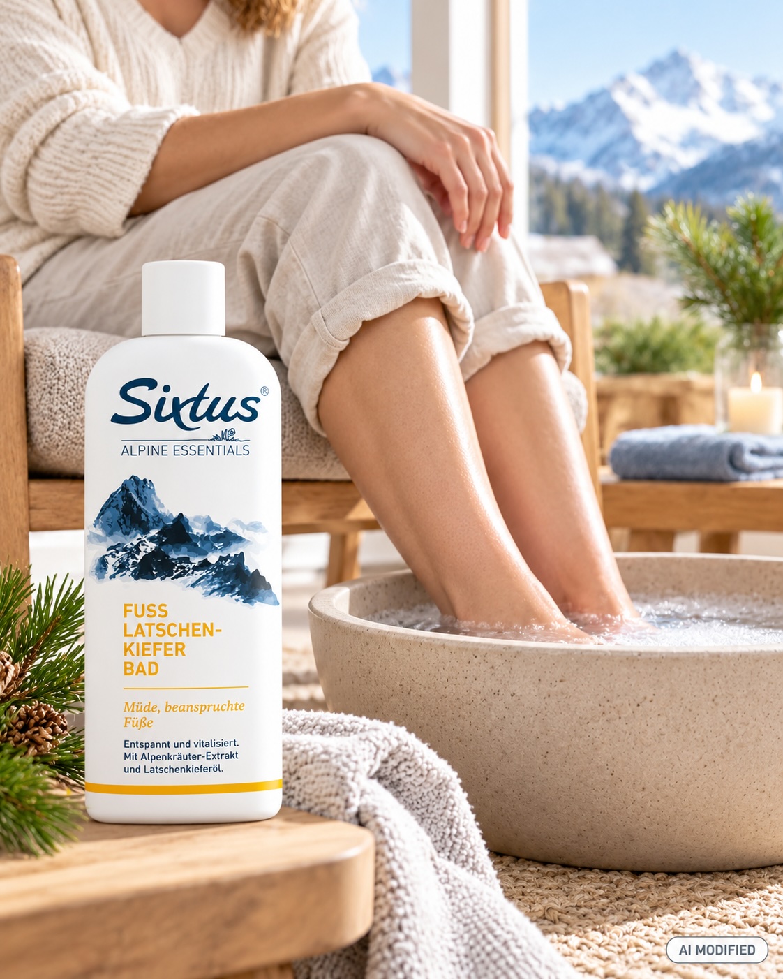 Sixtus Fuß LATSCHENKIEFER BAD 1 Liter