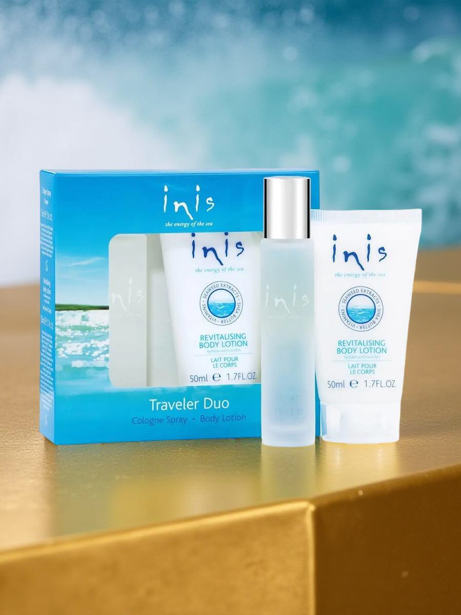 Inis Reise Duo Eau de Cologne Sprühflasche 15 ml und Bodylotion 50 ml Inis Reise Duo Eau de Cologne Sprühflasche 15 ml und Bodylotion 50 ml