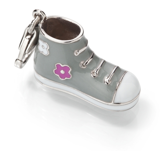 Charm-Anhänger Chuck", hellgrau Charm-Anhänger Chuck", hellgrau