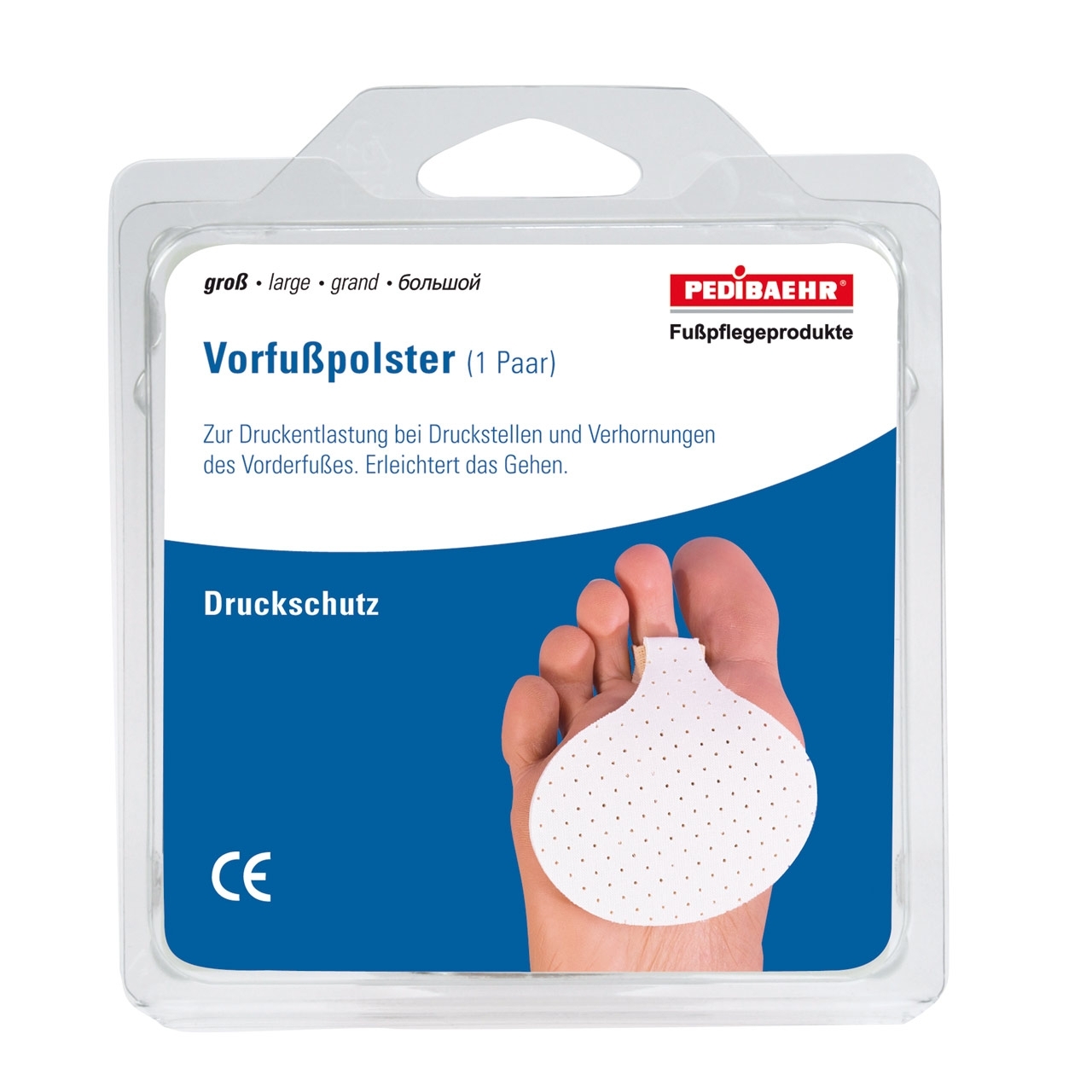Pedibaehr Vorfußpolster gross 1 Paar Pedibaehr Vorfußpolster gross 1 Paar