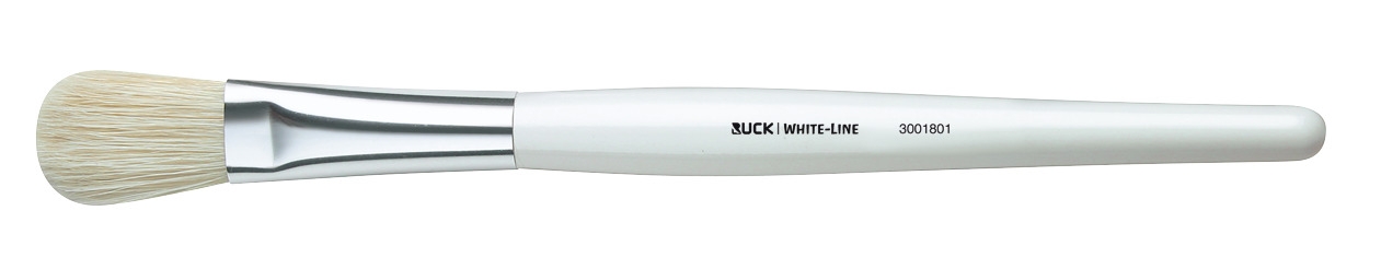 RUCK WHITE-Line Maskenpinsel | oval L/B Pinselkopf: 17,5/1,5 cm RUCK WHITE-Line Maskenpinsel | oval L/B Pinselkopf: 17,5/1,5 cm