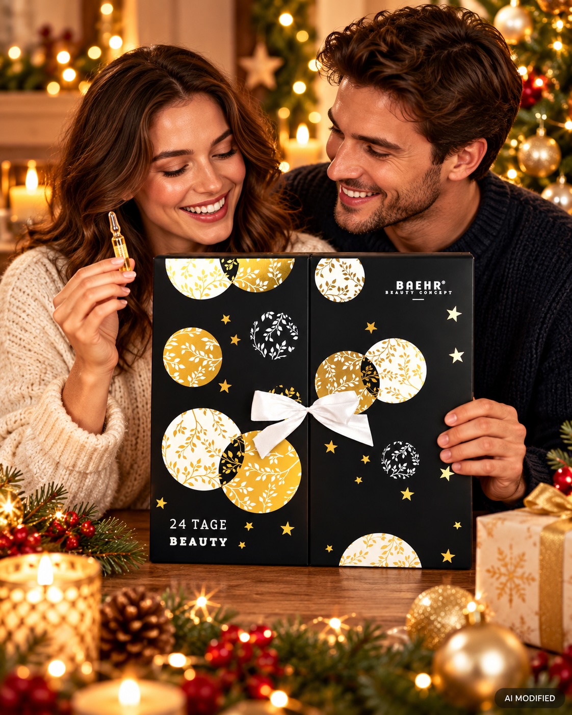 🎄BAEHR Beauty-Adventskalender mit 22 Beauty-Ampullen und je 1 x weihnachtlicher Hand- und Fußcreme