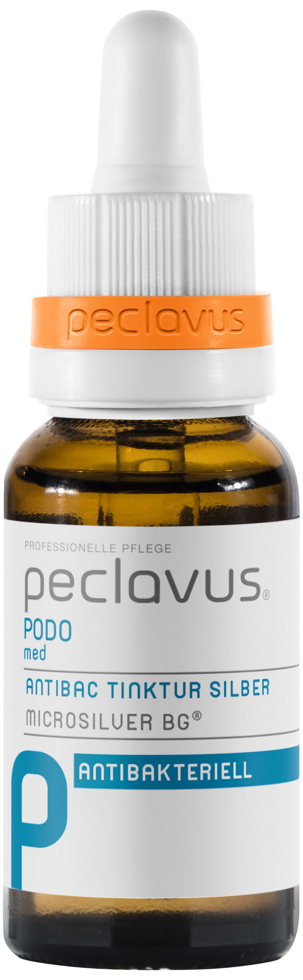Peclavus PODOmed AntiBAC Tinktur Silber | 20 ml Peclavus PODOmed AntiBAC Tinktur Silber | 20 ml