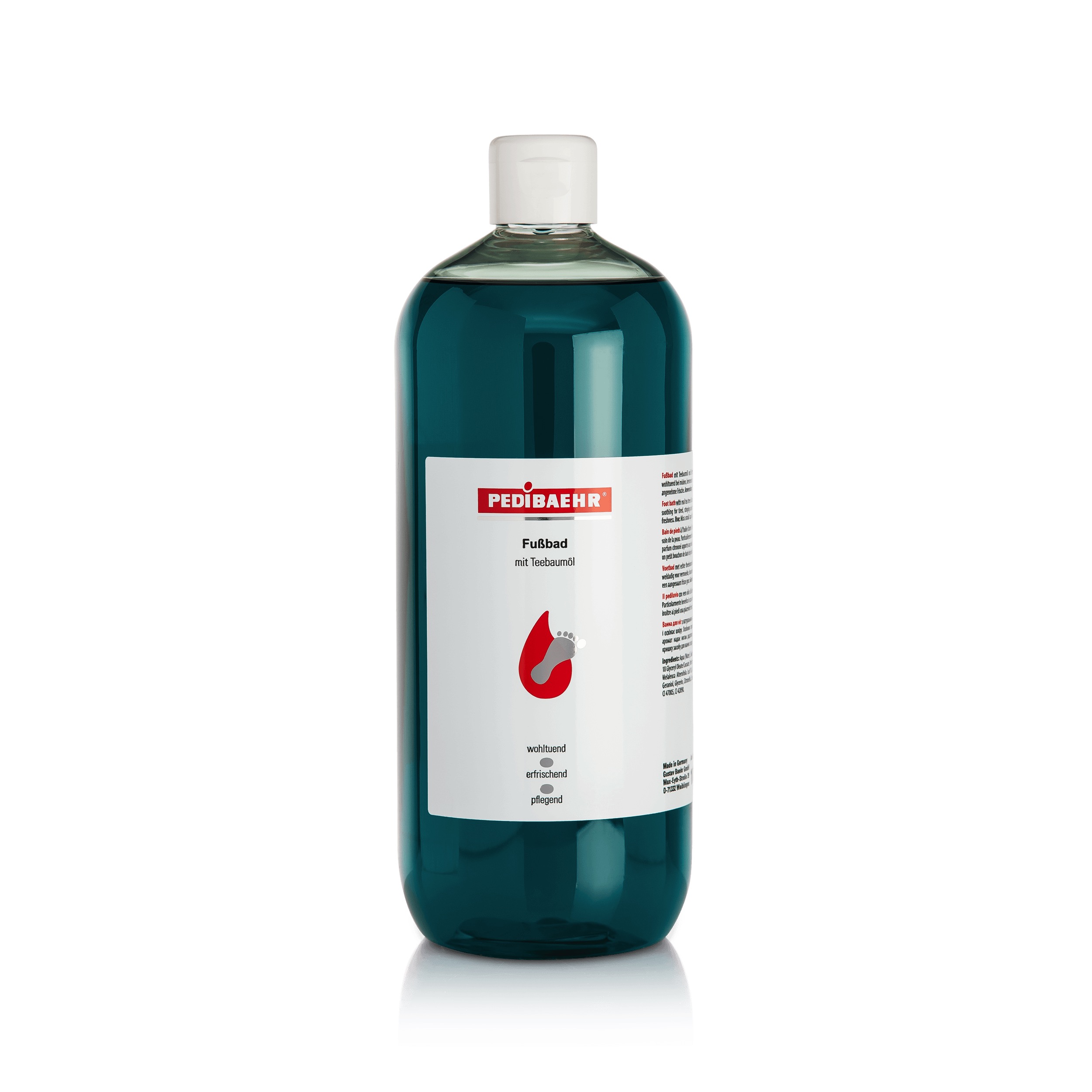 PEDIBAEHR Fußbad mit Teebaumöl 1000 ml PEDIBAEHR Fußbad mit Teebaumöl 1000 ml