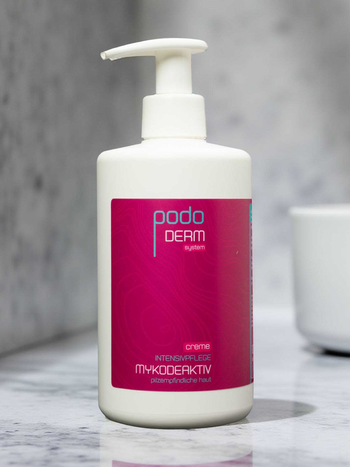 PodoDERM Mykodeaktiv Pilzempfindliche Haut Intensivpflege Creme 500 ml