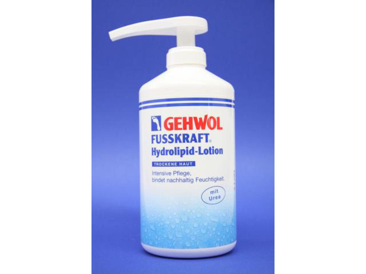 GEHWOL FUSSKRAFT Hydrolipid-Lotion 500 ml Dose mit Spender