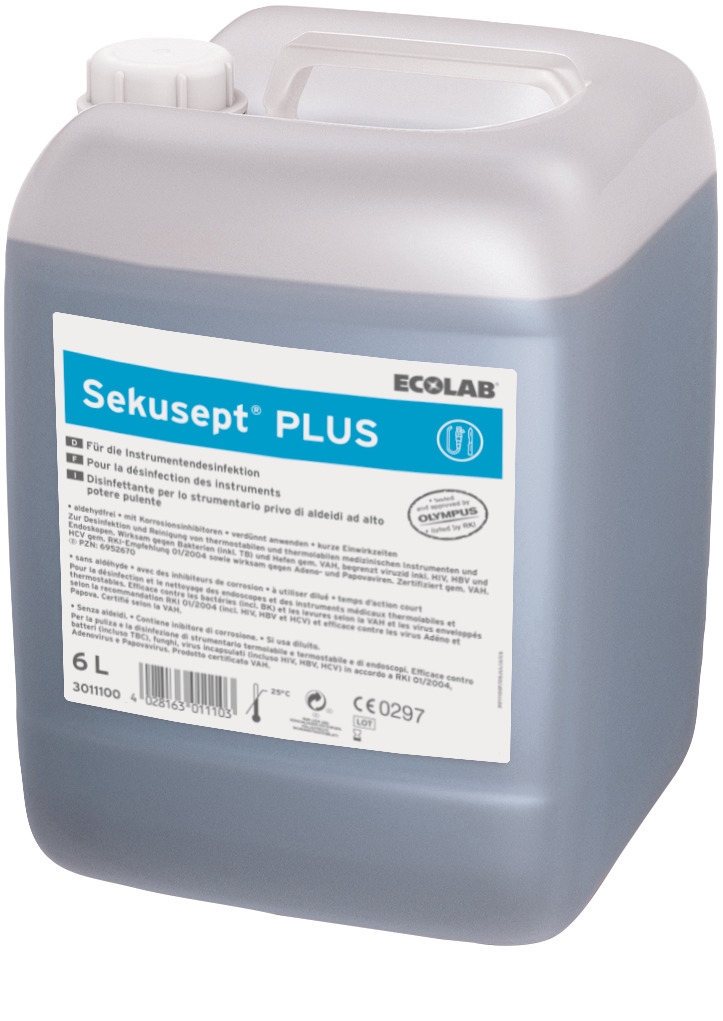 Ecolab Sekusept Plus Instrumentendesinfektion | 6000 ml Ecolab Sekusept Plus Instrumentendesinfektion | 6000 ml