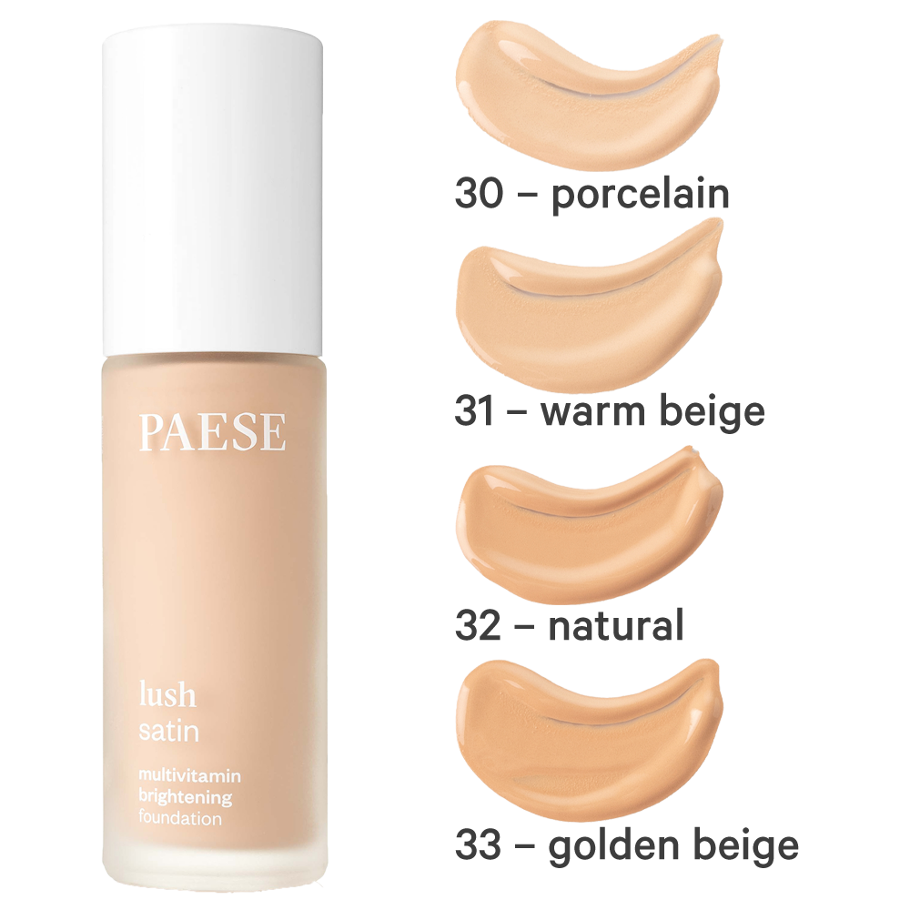 PAESE Lush Satin Foundation 30 ml warm beige