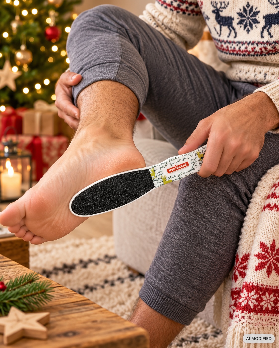 PEDIBAEHR Doppelfußfeile 100/180, Frohe Weihnachten