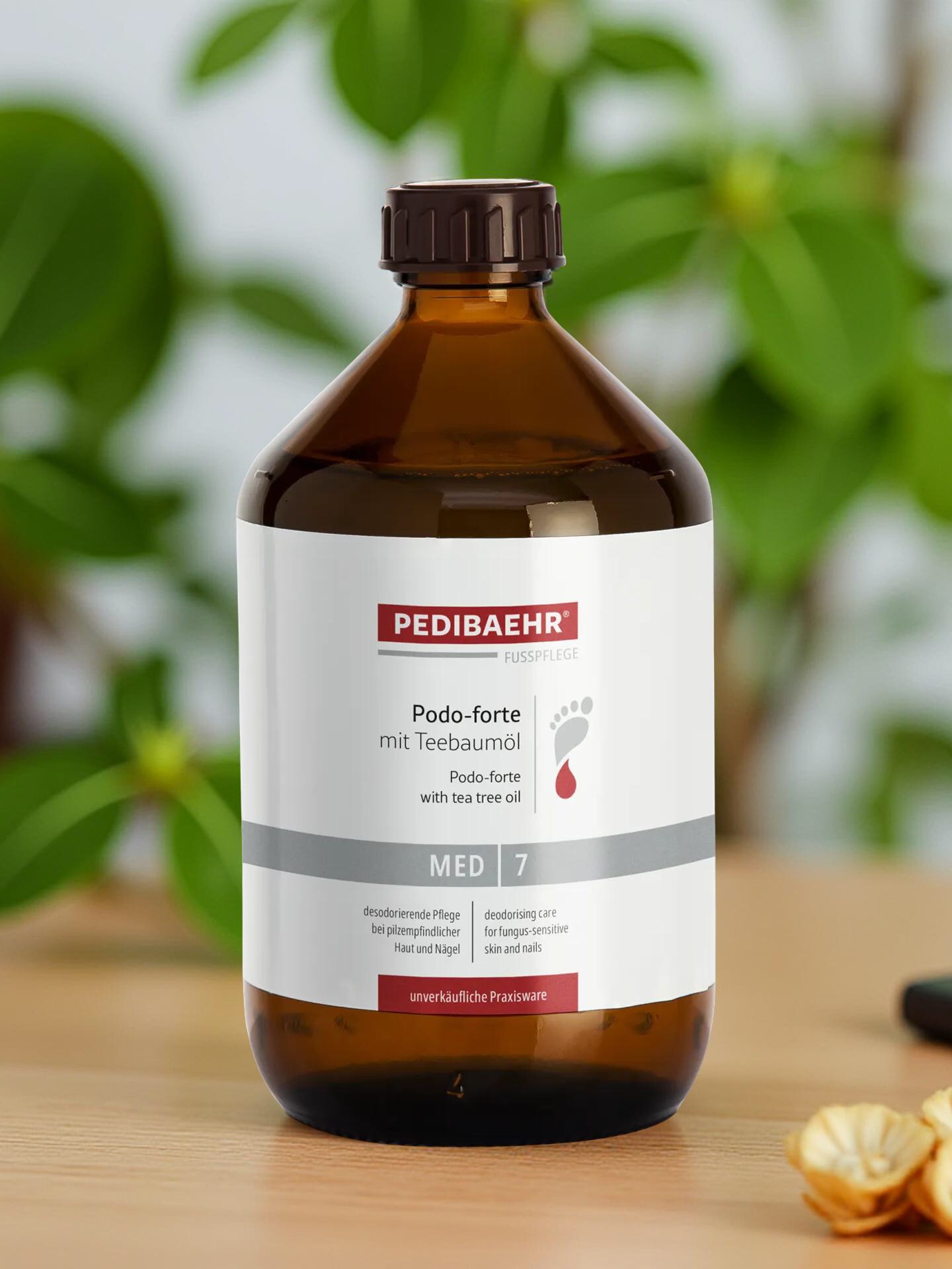 PEDIBAEHR - Podo-forte mit Teebaumöl ohne Pumpe, 500 ml