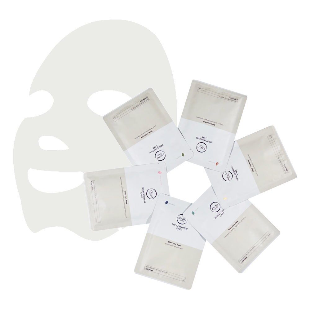 IONTO-COMED Professional Care Combine Sheet-Face-Mask Kennenlern-Set 18 Stück IONTO-COMED Professional Care Combine Sheet-Face-Mask Kennenlern-Set 18 Stück