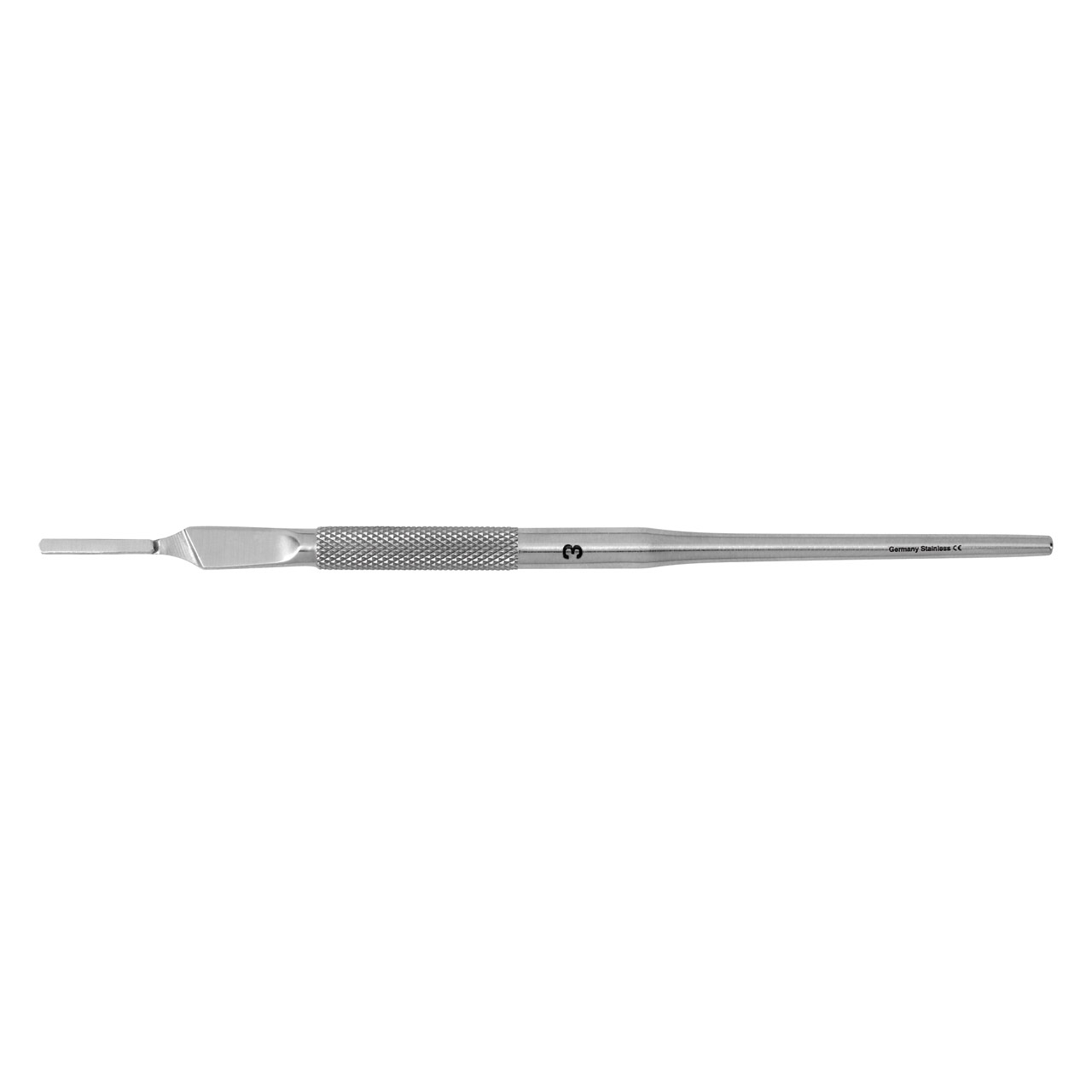BAEHR Skalpellgriff Figur 3, mattiert, rund 15,5 cm BAEHR Skalpellgriff Figur 3, mattiert, rund 15,5 cm