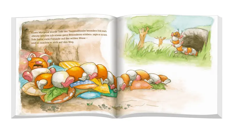 RUCK Mini-Buch "Tobi der Tausendfüßler"